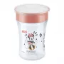 Tasse d'apprentissage NUK Disney Mickey Mouse Magic Cup 230 ml rouge avec bord de boisson à 360°