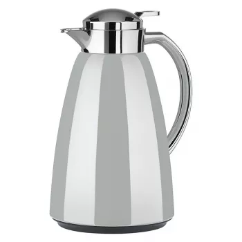 Carafe isotherme EMSA CAMPO, 1 litre, gris clair/acier inoxydable, fermeture Quick Tip