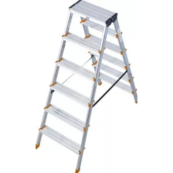 Escabeau double face Krause Dopplo 2x6 marches 120427