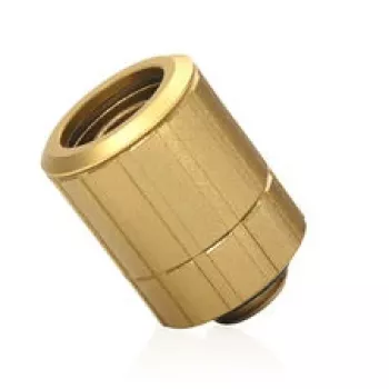 Raccord à compression rotatif droit Bitspower Artemis G1/4 pouce mâle vers 16/10 mm, orientable - Stardust Gold