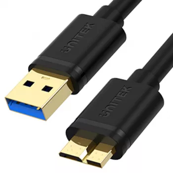 UNITEK Câble USB 3.0 A vers Micro B 2 m noir