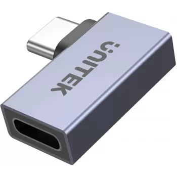 UNITEK Adaptateur plat coudé USB-C vers USB-C 40Gbps