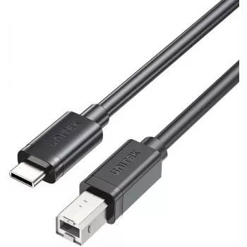 Unitek Câble imprimante USB-C vers USB-B 2.0 1 m noir