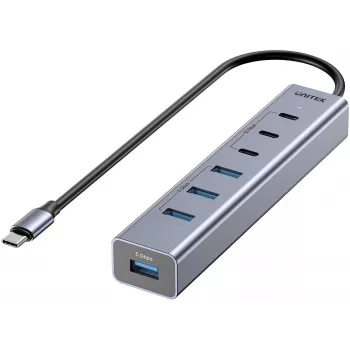 UNITEK Hub USB-C actif 3x USB-C 10Gbps 4x USB-A