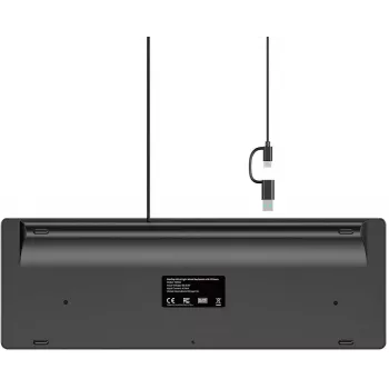 UNITEK Clavier de bureau filaire léger SlimTap USB-C/USB-A