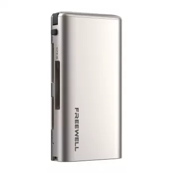 Freewell Pro Plus Lecteur de cartes USB 3.2 Gen 2 Type-C 10 Gbit/s SD MicroSD CFexpress gris sidéral