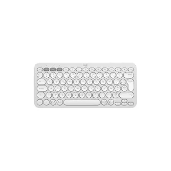 Clavier sans fil Logitech Pebble Keys 2 K380s, Tonal White