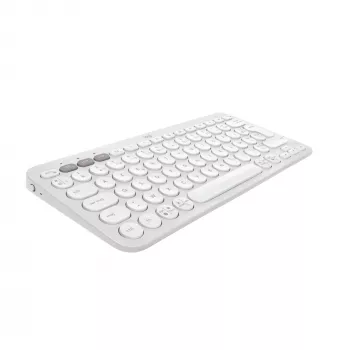 Clavier sans fil Logitech Pebble Keys 2 K380s, Tonal White
