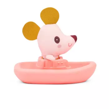 Jouet de bain bateau avec peluche Nina la souris Lilliputiens 6m+