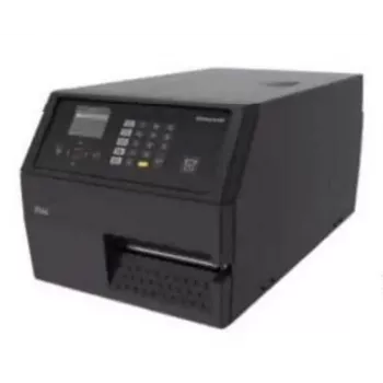 Imprimante industrielle RFID Honeywell PX65A, 300 dpi, Ethernet, UHF RFID EU, transfert thermique/thermique direct, câble d'alimentation US et EU