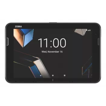 Tablette Zebra ET401 8 pouces WUXGA Wi-Fi 7 Standard SE4100 - 64 Go, 6 Go RAM, Noir