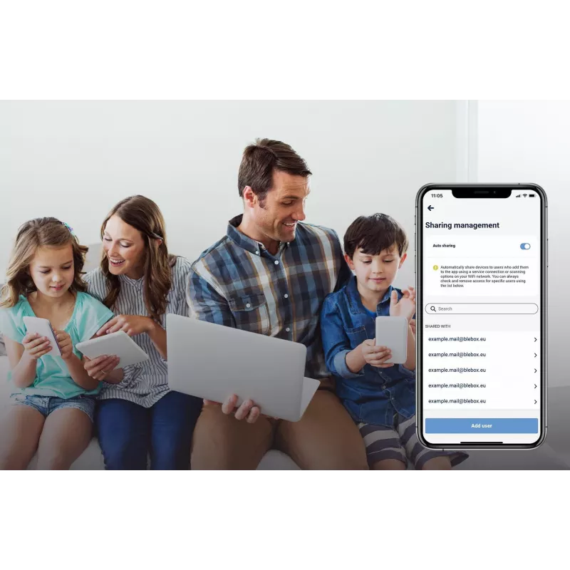 Module 4 entrées Wi-Fi BLEBOX inputSensorQ
