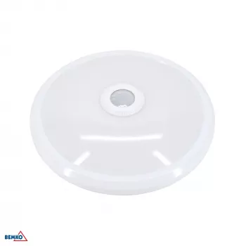 Plafonnier LED BEMKO DORIA 12W 4000K 1000lm IP20 avec capteur PIR blanc