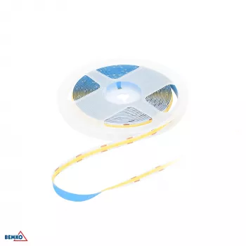 Ruban LED Premium BEMKO 24 V DC COB 2400 LED/5 m 14 W/1 m IP20 Blanc froid