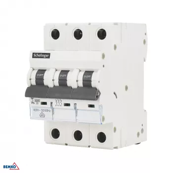 SCHELINGER A02-G8-3P-C63 Miniature Circuit Breaker 6kA 3P C 63A VDE