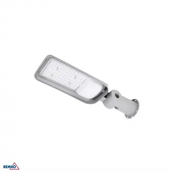 Luminaire d'éclairage public LED BEMKO JAZMIN 50W 4000K 6750lm IP65 gris clair