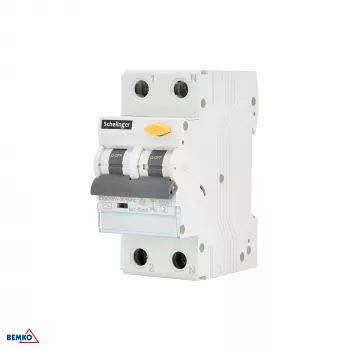 SCHELINGER RCBO 2P B 16A 30mA Type AC Residual Current Breaker with Overcurrent Protection