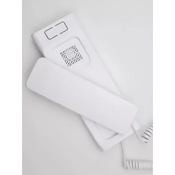 Combiné audio d'interphone CYFRAL BALTIC 5P blanc 4,5,6 fils