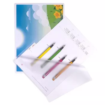 PBS CONNECT OFFICE PRODUCTS Film de plastification A4 2x100 microns brillant 100 feuilles transparent