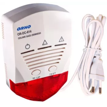 Détecteur de gaz naturel ORNO OR-DC-614 (méthane, GNC, GNL) 230V