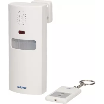 Sirène d'alarme extérieure ORNO OR-MA-711 avec sirène intégrée, 110 dB, 12 V DC, blanche