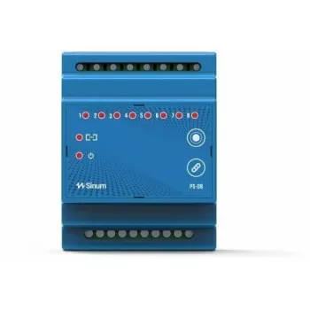 Relais sans fil rail DIN PS-08 bleu Tech Sterowniki