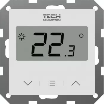 Tech Sterowniki F-12B Thermostat d'ambiance filaire blanc