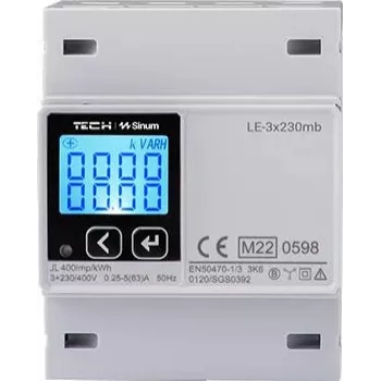 Compteur d'énergie bidirectionnel triphasé LE-3x230mb Tech Sterowniki