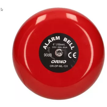 Sonnerie scolaire ORNO OR-DP-ML-131 230 V AC 85 dB acier rouge