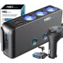 Répartiteur double prise allume-cigare MBG Line HC67C avec 3 ports USB-A, 120 W, noir