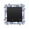 KONTAKT SIMON 10 Module interrupteur universel 10AX 250V noir mat 2x bornes à vis