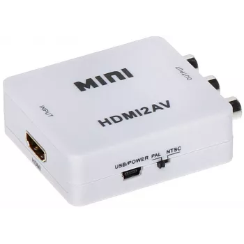 Convertisseur DELTA HDMI vers AV - noir