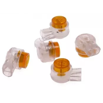 DELTA UY2-4CI/100 connecteur auto-dénudant (IDC) 2 conducteurs lot de 100 Jaune