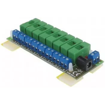 DELTA LZ-8/E Unité de distribution d'alimentation, 8 sorties, 10-30V DC, 8A, borne à vis