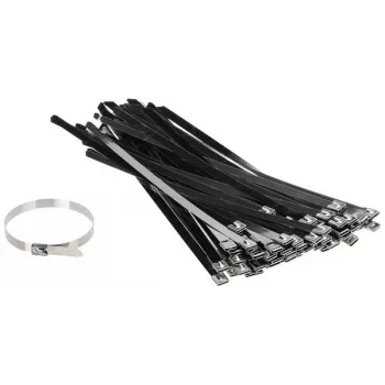 DELTA Montage SSCT-300X10 Colliers de serrage en inox 300mm x 10mm lot de 100