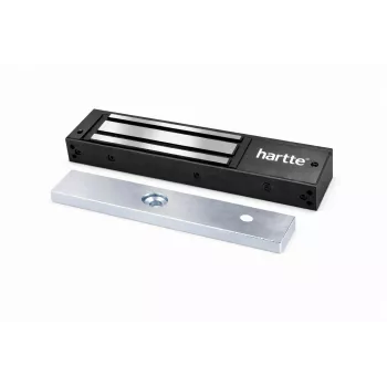 Verrou électromagnétique de porte BIRA HARTTE MG280SR-BK 280kg noir avec surveillance et signalisation