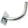 ROBSON L200 Antenna Mount (20 cm) - Galvanized Steel Wall Mount for Outdoor TV/Radio/Internet Antennas