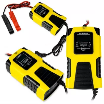 Volt Polska chargeur de batterie automatique 12V 4A / 6V 2A LCD