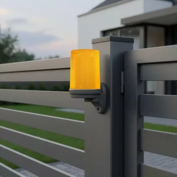 Proxima WALEC.O lampe LED orange avec antenne intégrée 433,92 MHz (12-24V AC/DC ou 230V AC)