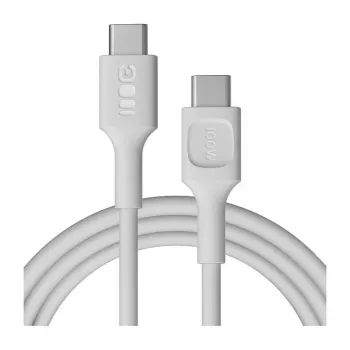 Câble USB-C vers USB-C GREEN CELL PowerFlex 2m 100W PD blanc neige
