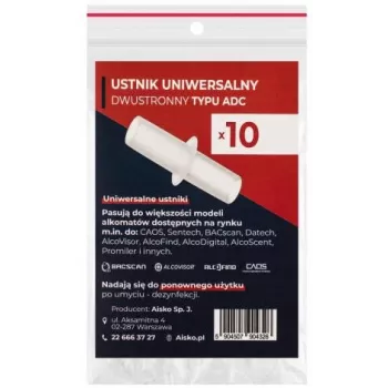 AISKO embout ADC universel double face pour éthylotests (10 pièces)