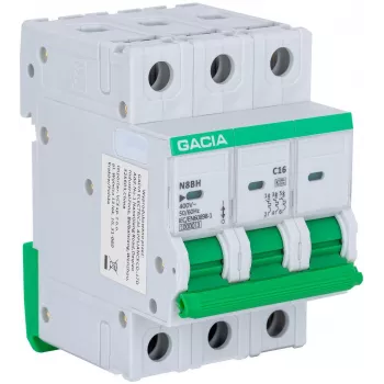 GACIA N8BH 10kA C 3P 20A disjoncteur miniature MCB