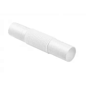 Connecteur droit pour tube d'installation électrique flexible STASIŃSKI SP. Z O.O. ZCL-16, blanc (lot de 100 pièces)