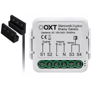 Module capteur de porte de garage ZigBee OXT T250G avec contact magnétique pour TUYA Smart Life