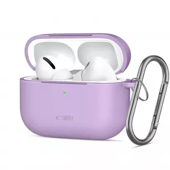 Crochets d'oreille en silicone Tech-Protect pour AirPods Pro 3, lavande