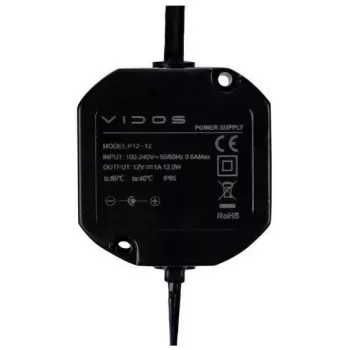 VIDOS P12/12 alimentation 12V 1,2A rail DIN
