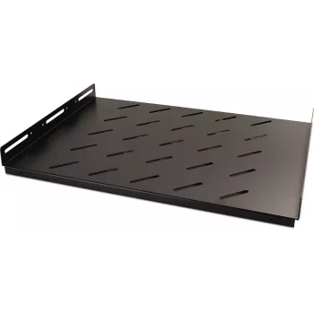 Getfort étagère fixe 60 cm pour armoire rack 1U 19 inch noire 50 kg