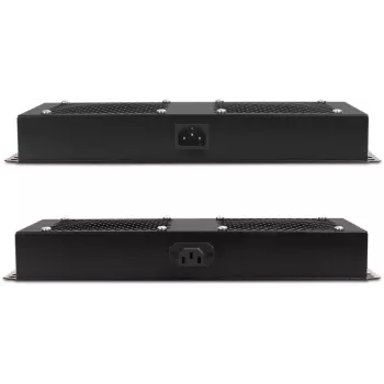 Getfort GF-FAN4 panneau de ventilation rack 2U 19 inch avec 4 ventilateurs, 120 mm, 230V, noir