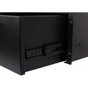 Getfort GF-4U-drawer tiroir rack 4U - tiroir coulissant 19 inch avec serrure, noir