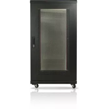 GETFORT armoire rack serveur sur pied 19 inch 22U 600x600 mm portes acier perforées noire
